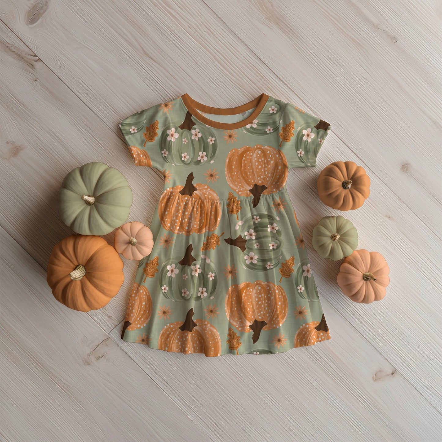 Sage Harvest Pumpkin Seamless Bundle