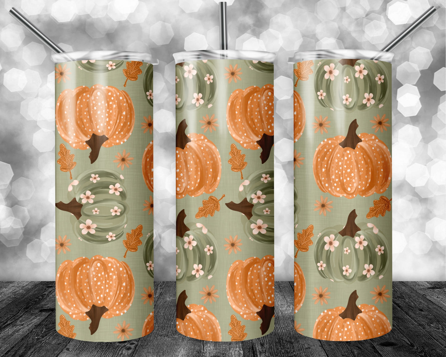 Sage Harvest Pumpkin Seamless Bundle