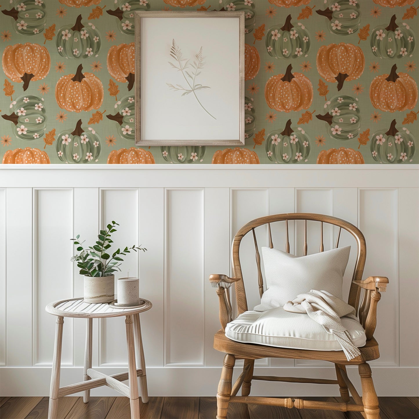 Sage Harvest Pumpkin Seamless Bundle