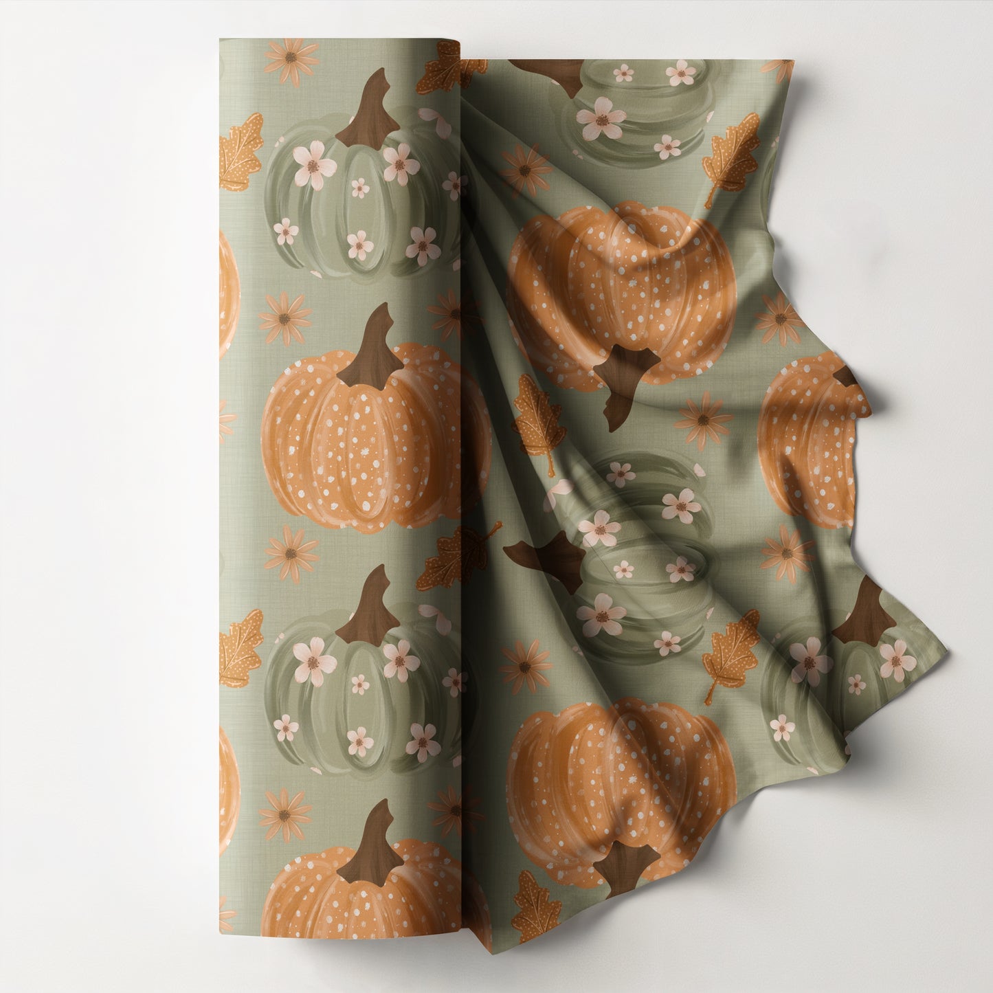 Sage Harvest Pumpkin Seamless Bundle