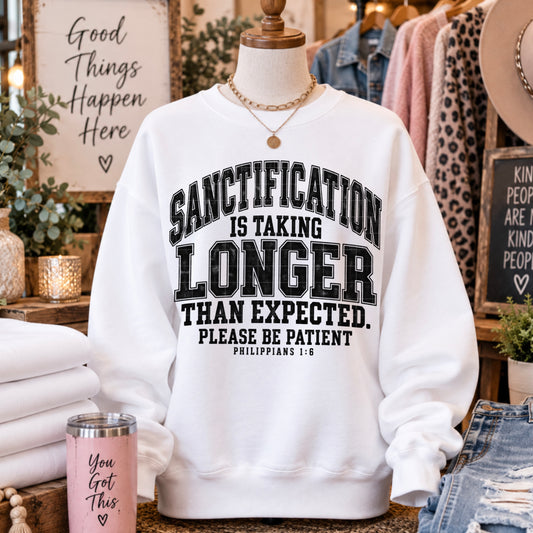Sanctification Is Taking Longer Than Expected