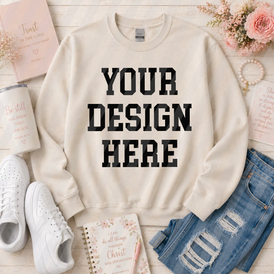 Sand Crew Sweatshirt (Faith/Christian)
