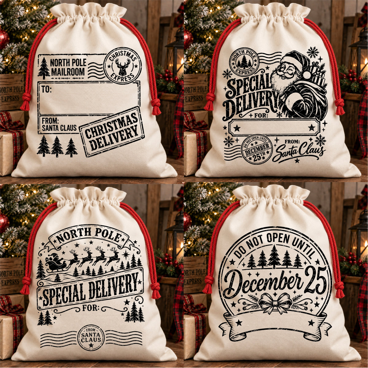 DIY Santa Bag Bundle Single Color