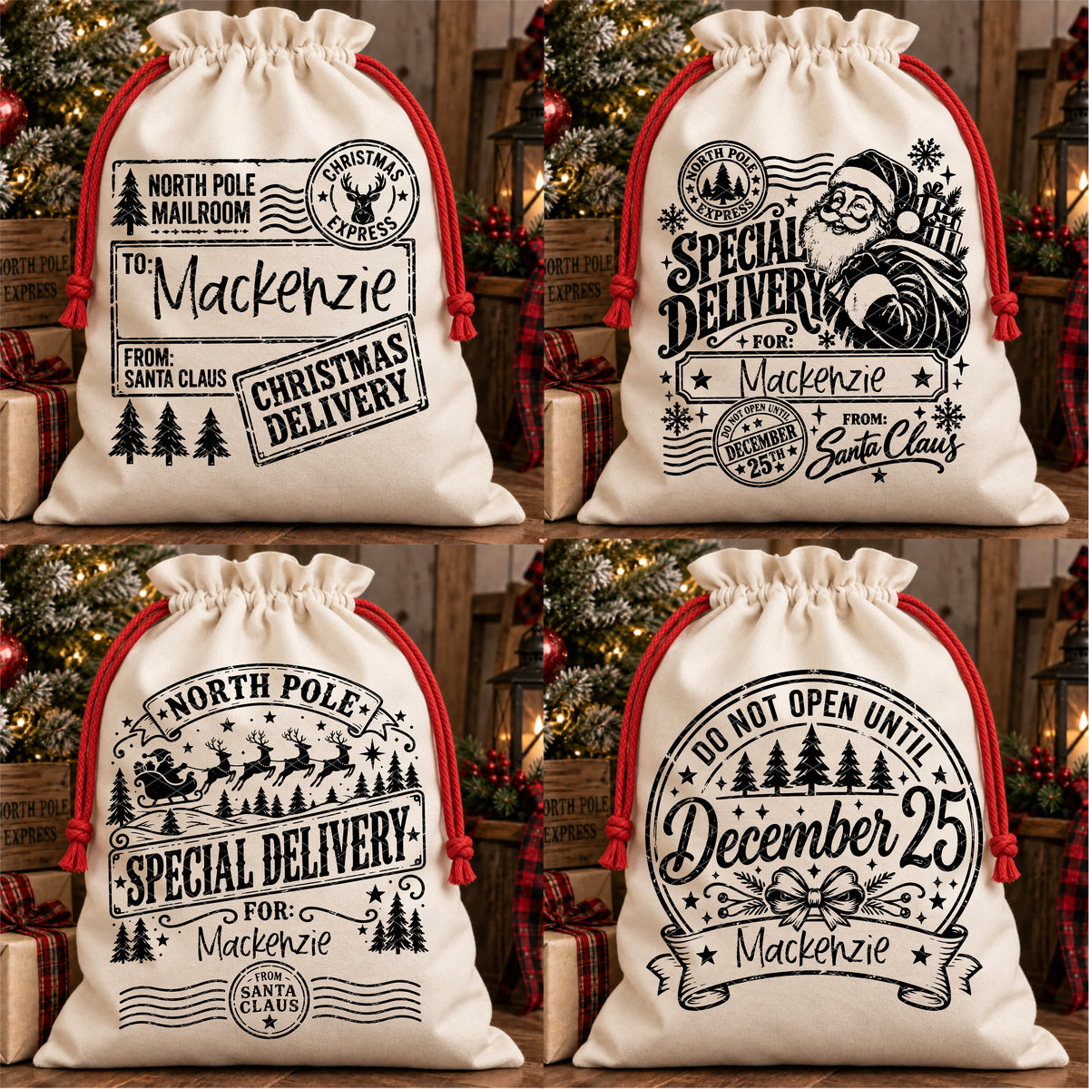 DIY Santa Bag Bundle Single Color