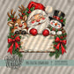 Santa and Friends Name Plate