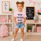 School Girl Light Pink Mockup