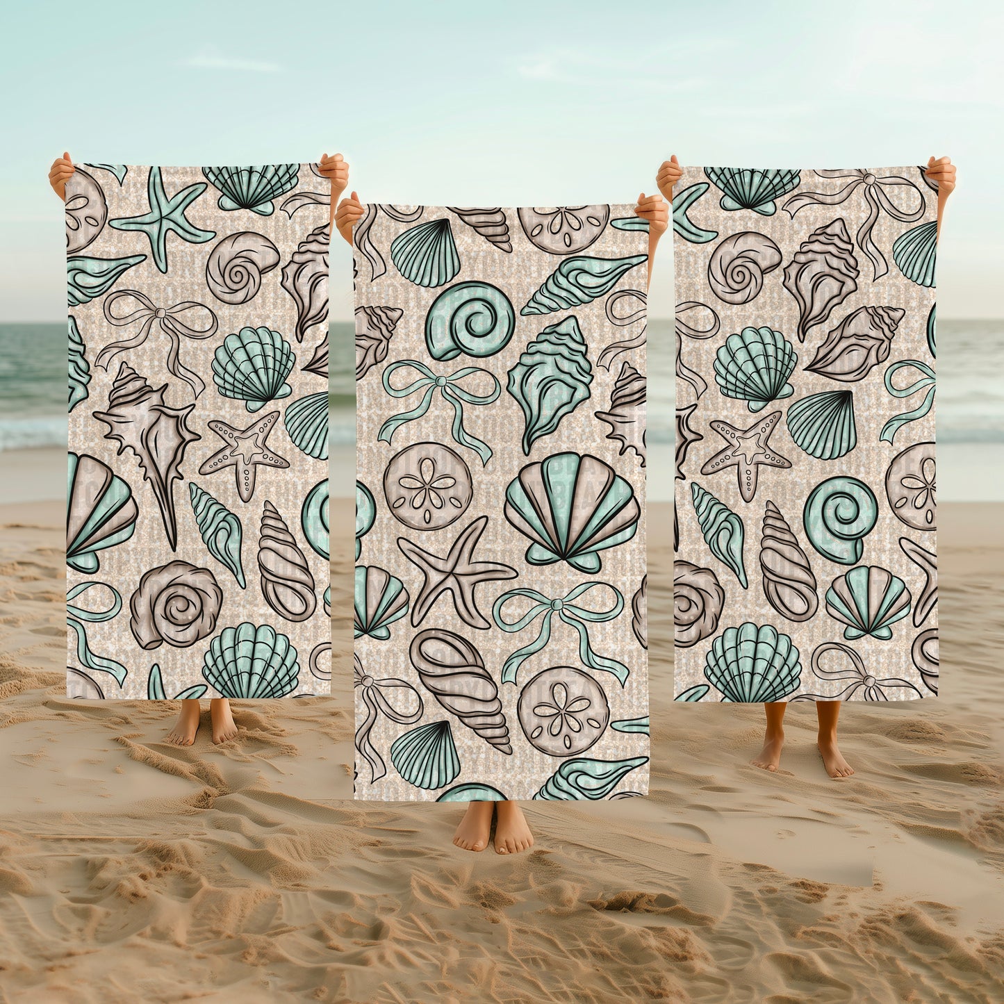 Glitter & Seashells Seamless Bundle