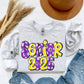 Senior 2025 Doodle Purple|Yellow