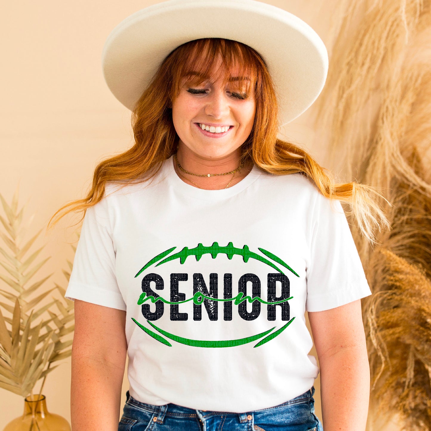 Senior Football Mom Bundle Black/Forest Green