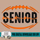 Senior Football Mom Bundle Black/Orange