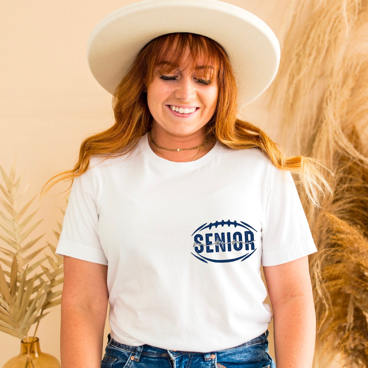 Senior Football Mom Bundle Navy/Gray