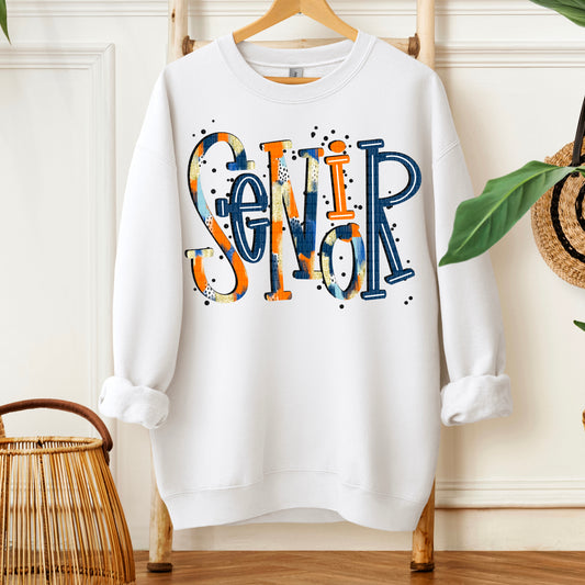 Senior (Orange/Navy)