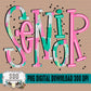 Senior (Pink/Turq/White)