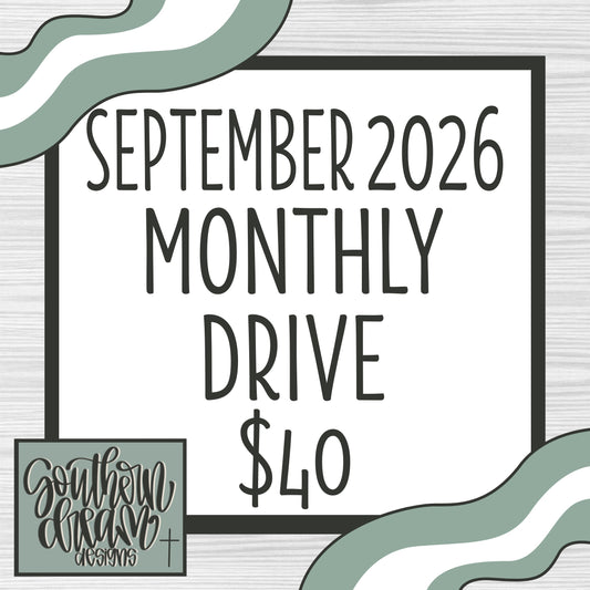 2026 September Monthly Drive