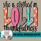 Clothed in Thankfulness LOLLI