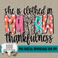 Clothed in Thankfulness MAMAW