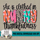 Clothed in Thankfulness NANNY