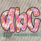 Sherbert Dreams Doodle Alpha (1 Set Aa-Zz)