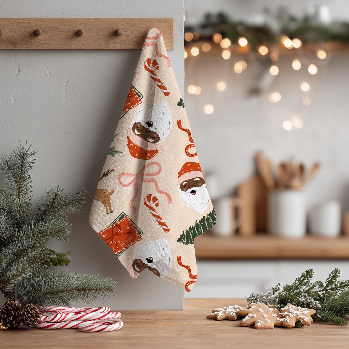 Simple Christmas with Santa Seamless Bundle