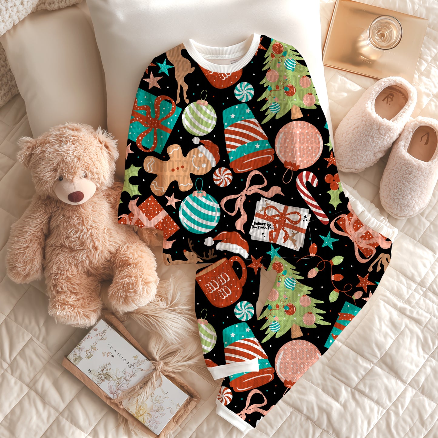 Simple Whimsical Christmas Seamless Bundle