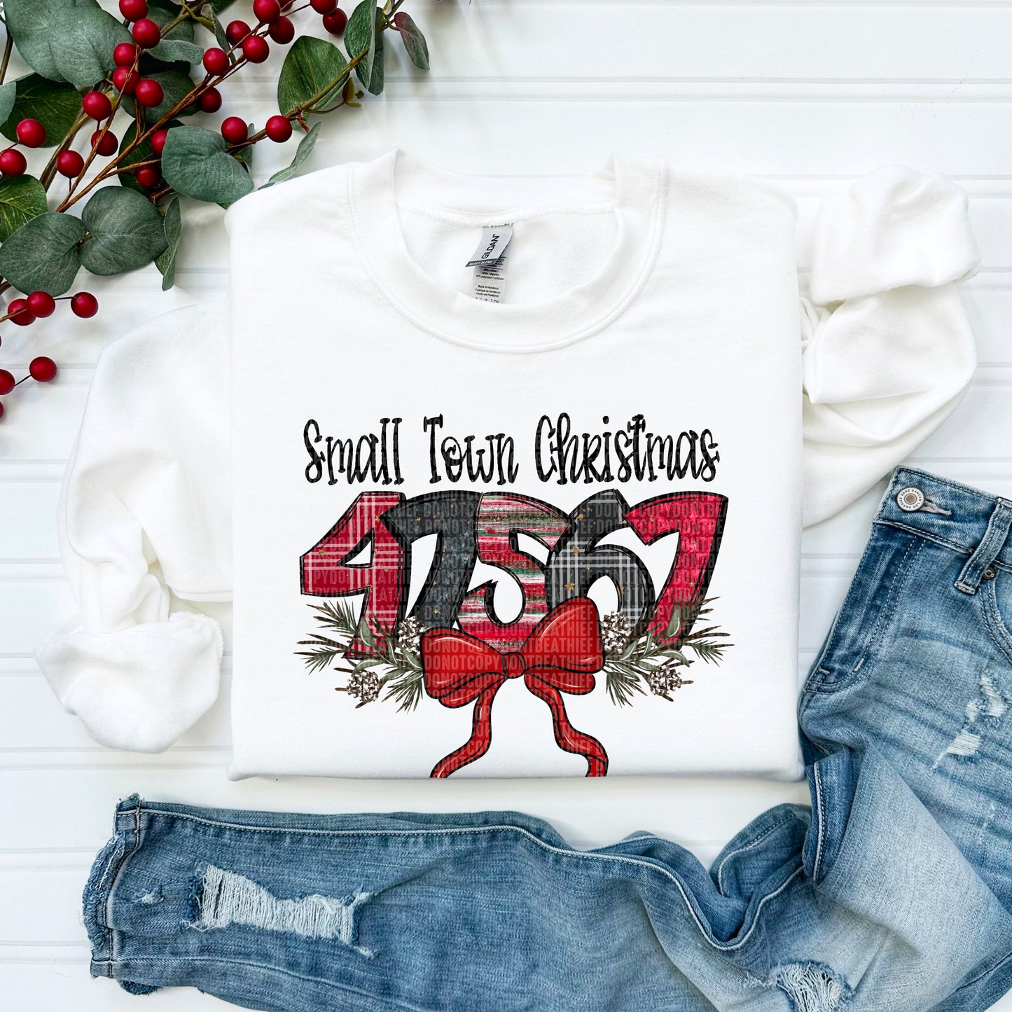 Custom Small Town Christmas Zip Code