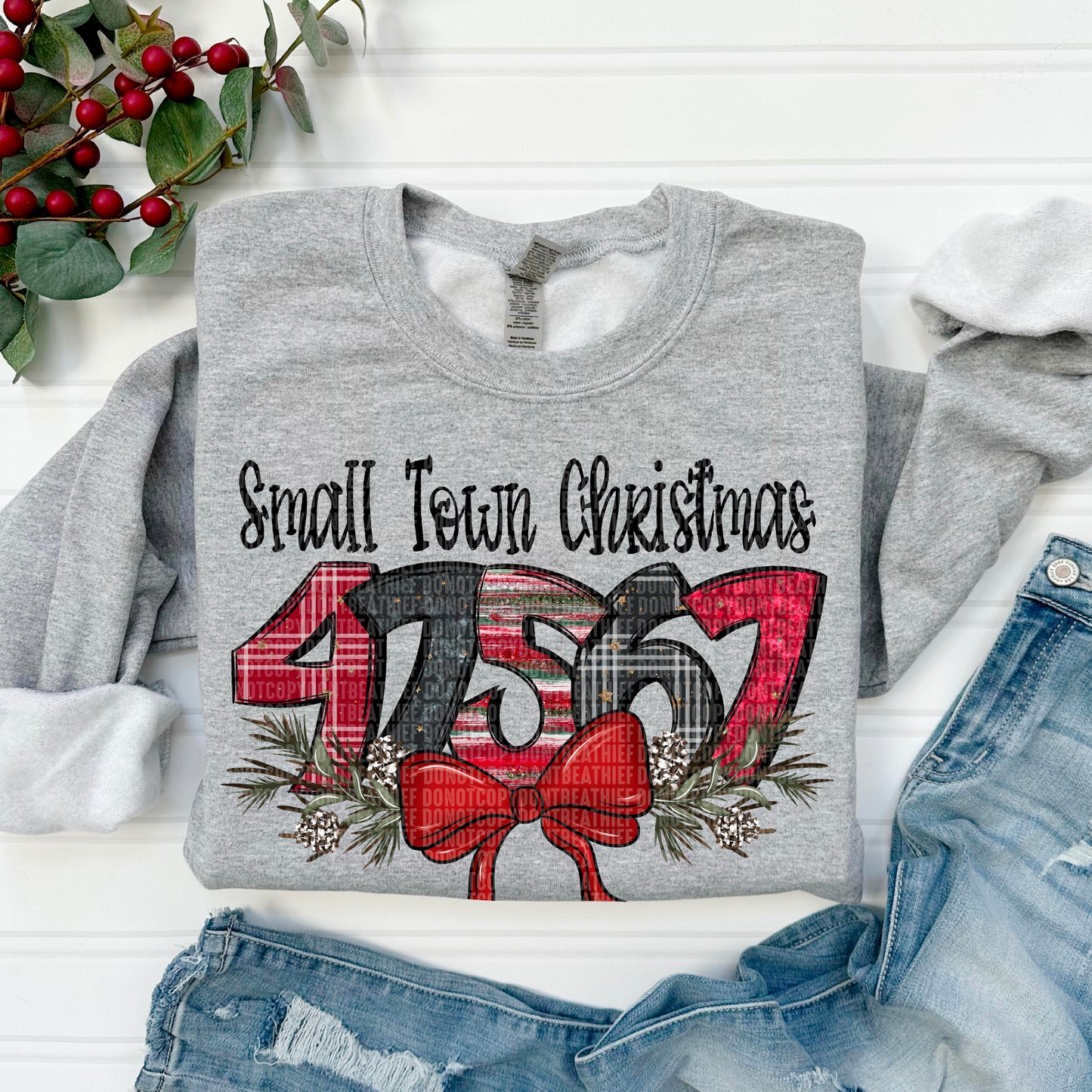 Custom Small Town Christmas Zip Code