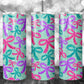 Snowflakes and Bows Option 2 Seamless Bundle