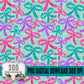 Snowflakes and Bows Option 2 Seamless Bundle