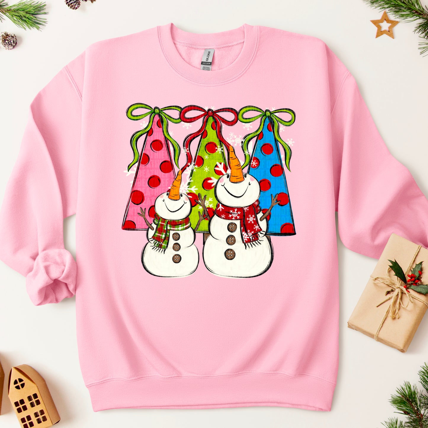 Snowman Christmas Trees