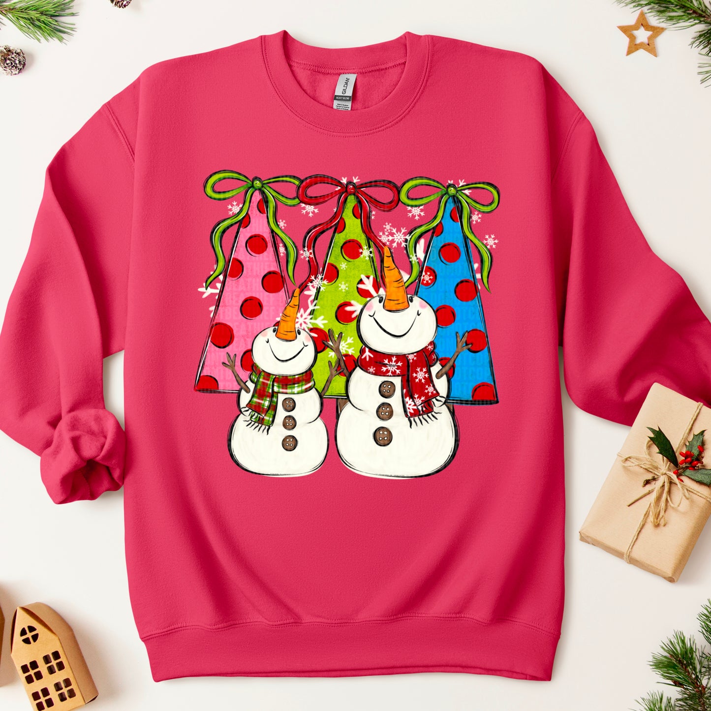 Snowman Christmas Trees