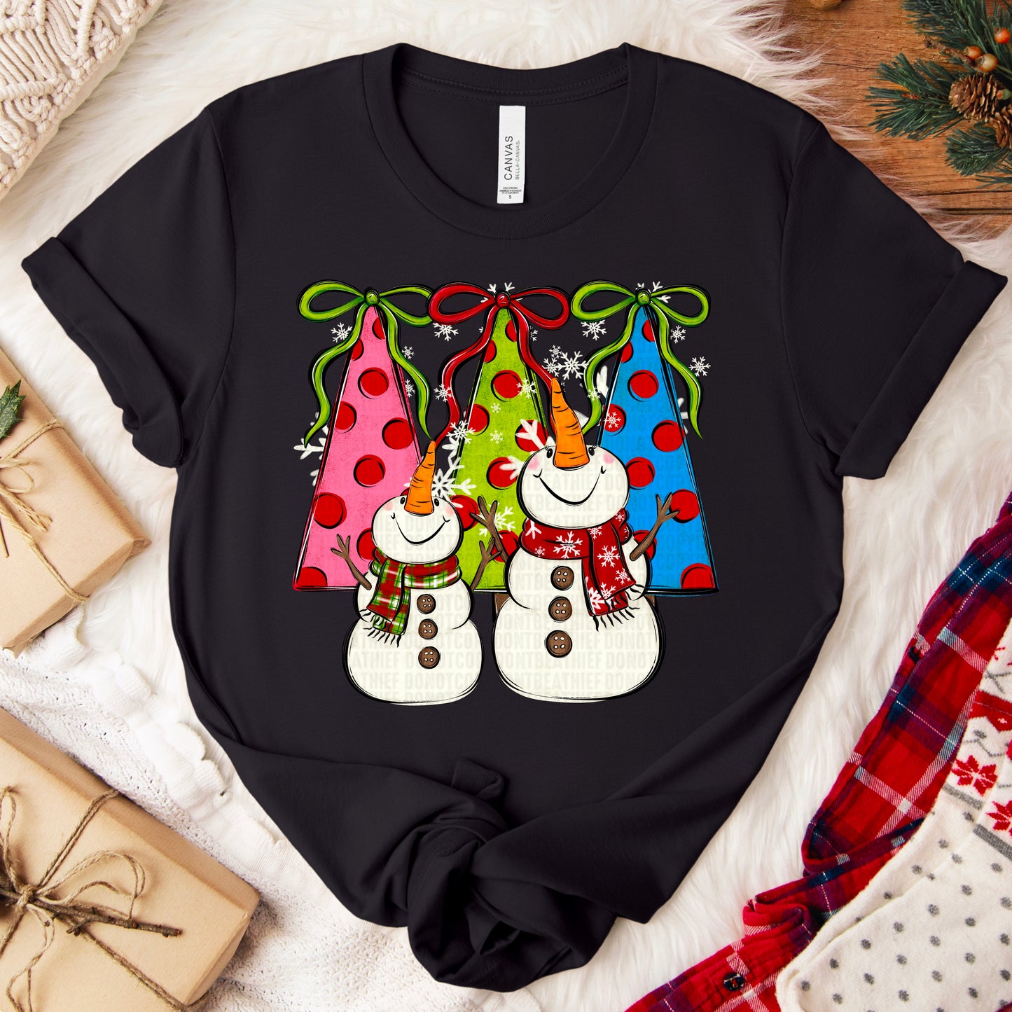 Snowman Christmas Trees