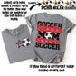 Soccer Mom; Red & Black