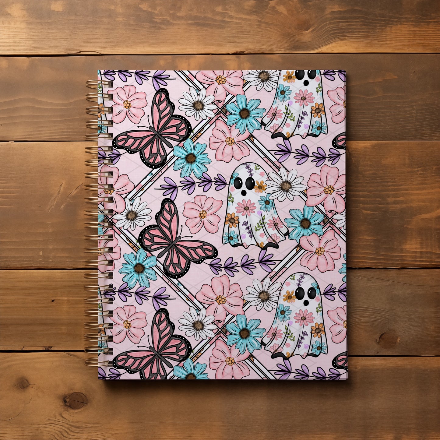 Soft Floral Spring Ghost Seamless Bundle