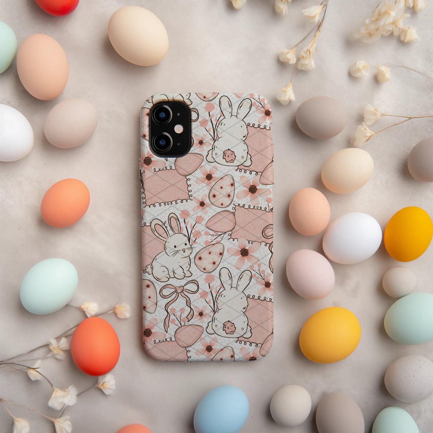 Soft Pink Easter Seamless Bundle