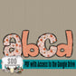 Soft Summertime Doodle Alpha (2 Sets Uppercase & Lowercase, 0-9, + Special Characters)