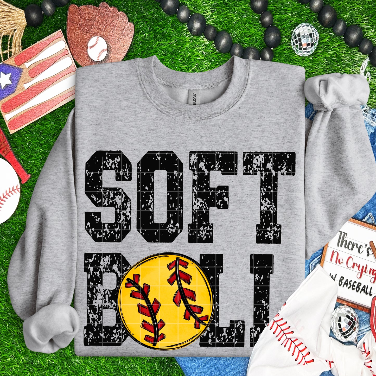 Softball Grunge