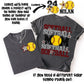 Softball Mom; Maroon & Grey