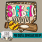 Softball Nana DIY (Font Used KA-Sadie May Bold)