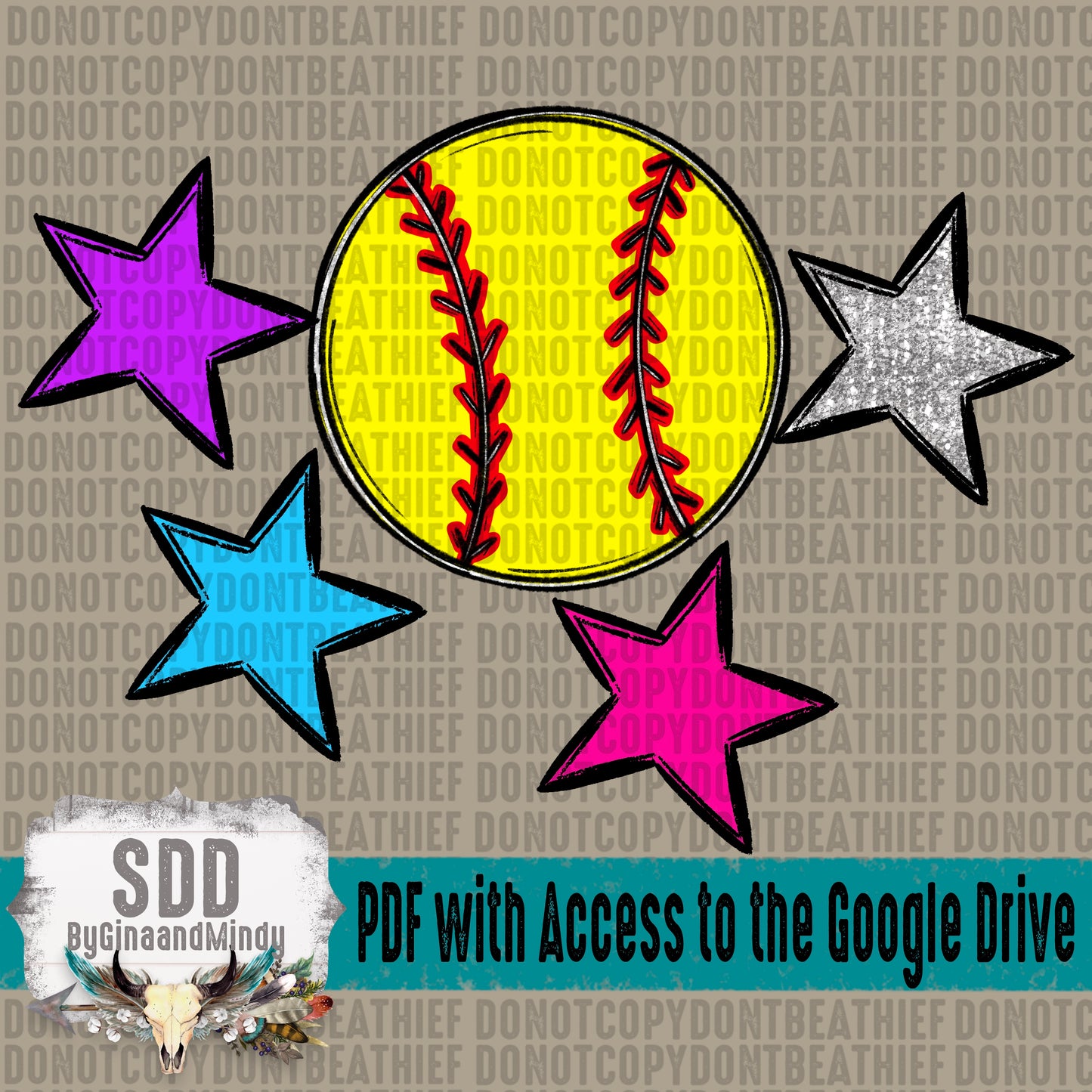 Take Me Out to the Softball Game Silver Doodle Alpha Set (6 Set Uppercase, Lowercase, 0-9, + Special Characters)