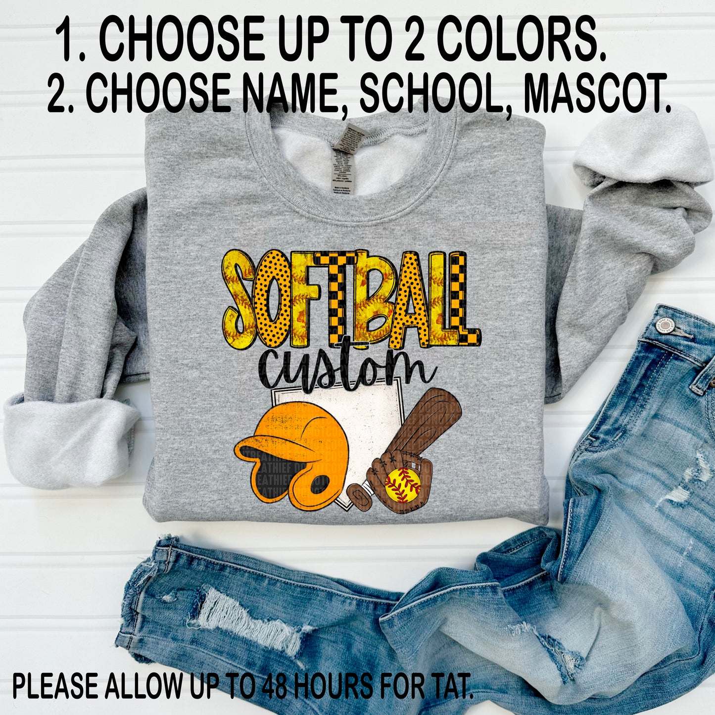 Softball Doodle Custom