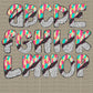 Split Dotties (1 Set Mixture of Upper and Lower Case Only)