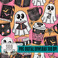 Spooky Ghosts, Reading, & Caffeine Seamless Bundle