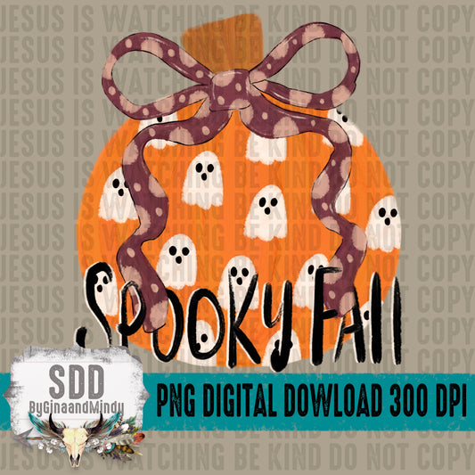 Spooky Fall Hand Drawn
