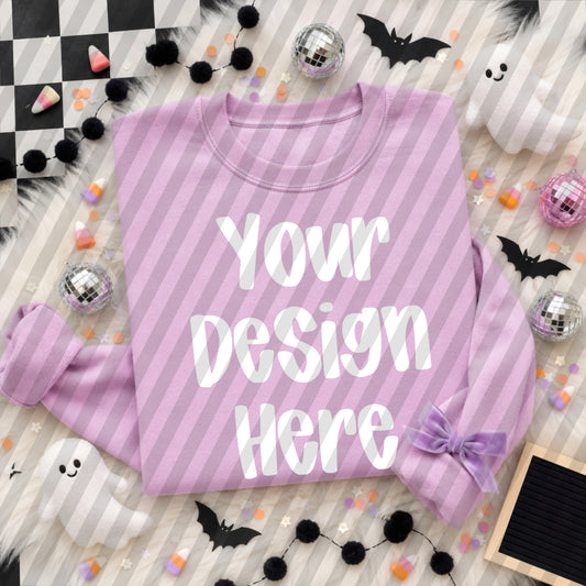 Spooky Pastel Lavender Mockup