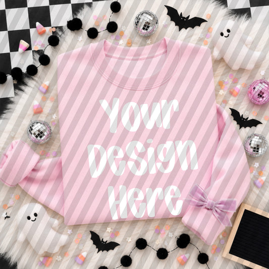 Spooky Pastel Pink Mockup