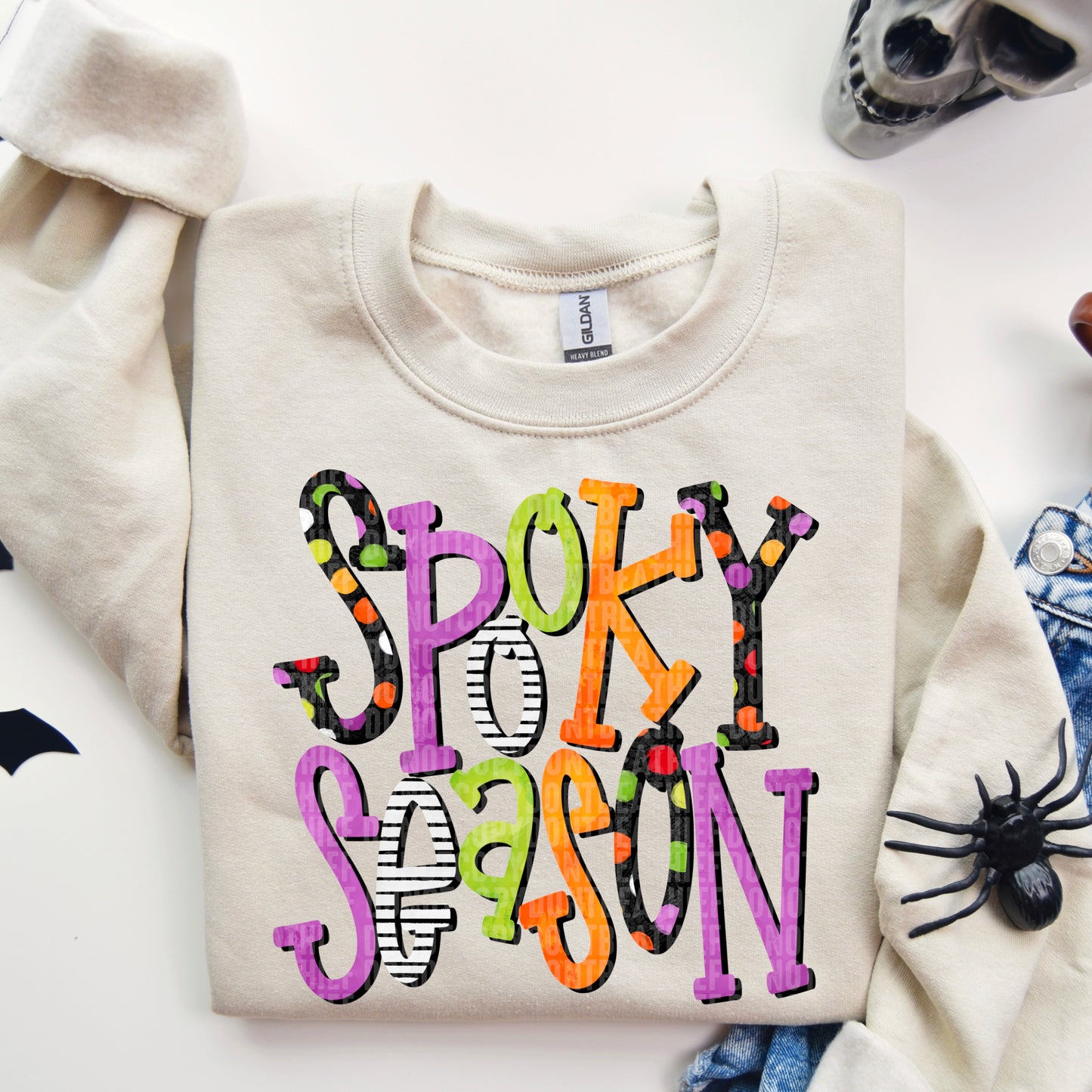 Spooky Season Doodle Letters
