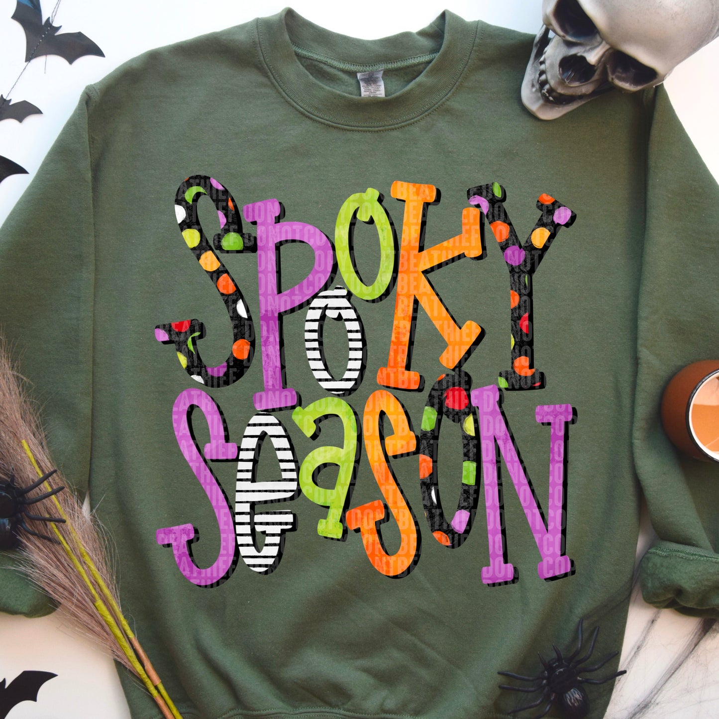Spooky Season Doodle Letters