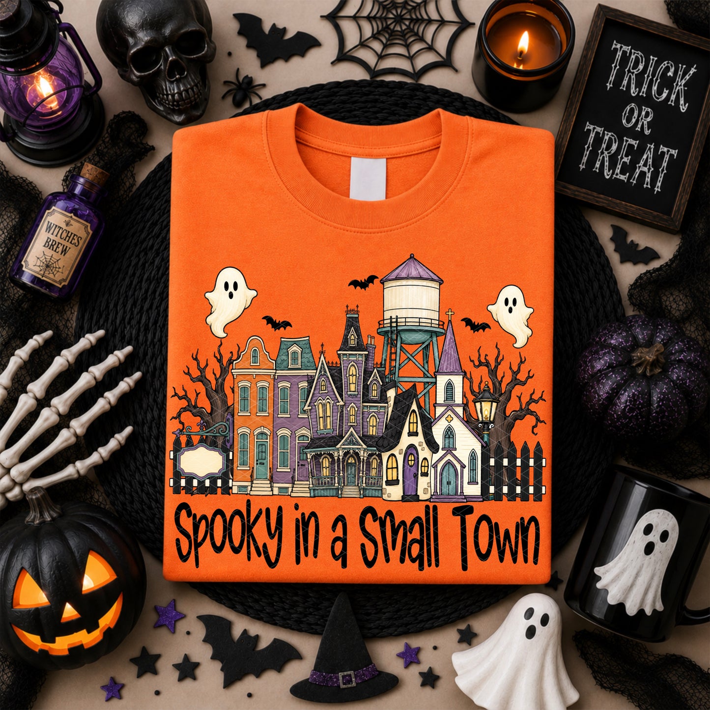 Spooky in a Small Town (Font used-Rainbow Sprinkles)