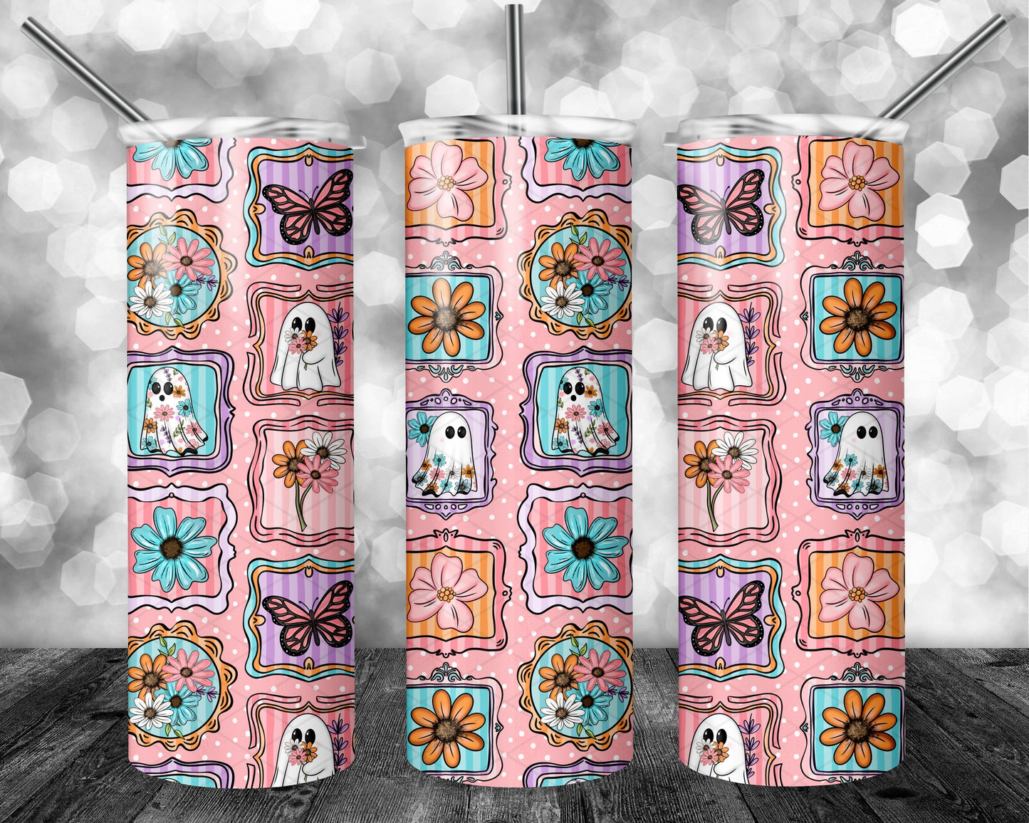 Spooky Spring Frames Seamless Bundle