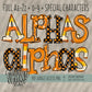Spooky Sweet Doodle Alpha (4 Sets Aa-Zz, 0-9, Special Characters)
